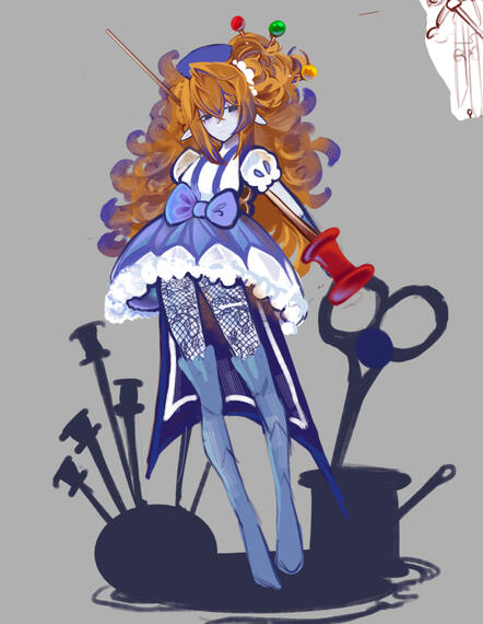 Character Design - Pin Cushion