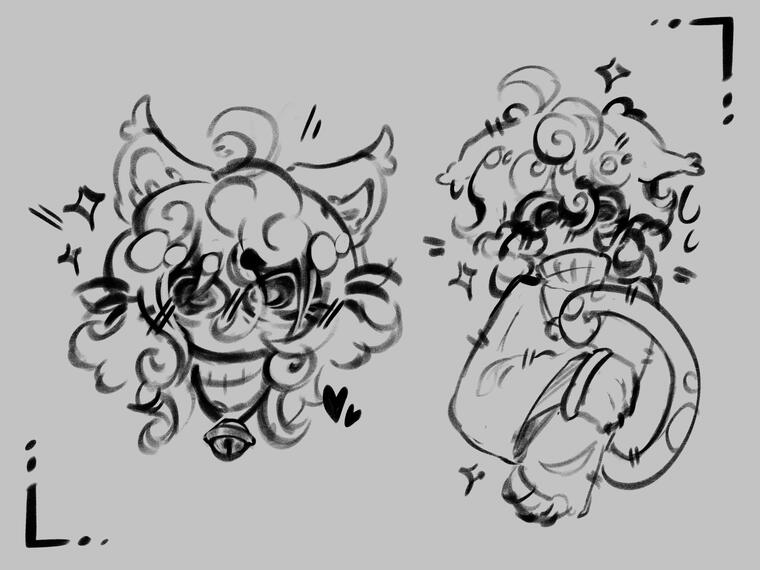 Character Design Sketch - Catgirl